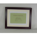 11"x14" Mahogany Colored Certificate Frame